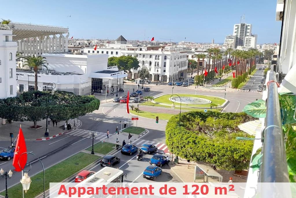 شقة Panoramic View Of Downtown الرباط المظهر الخارجي الصورة