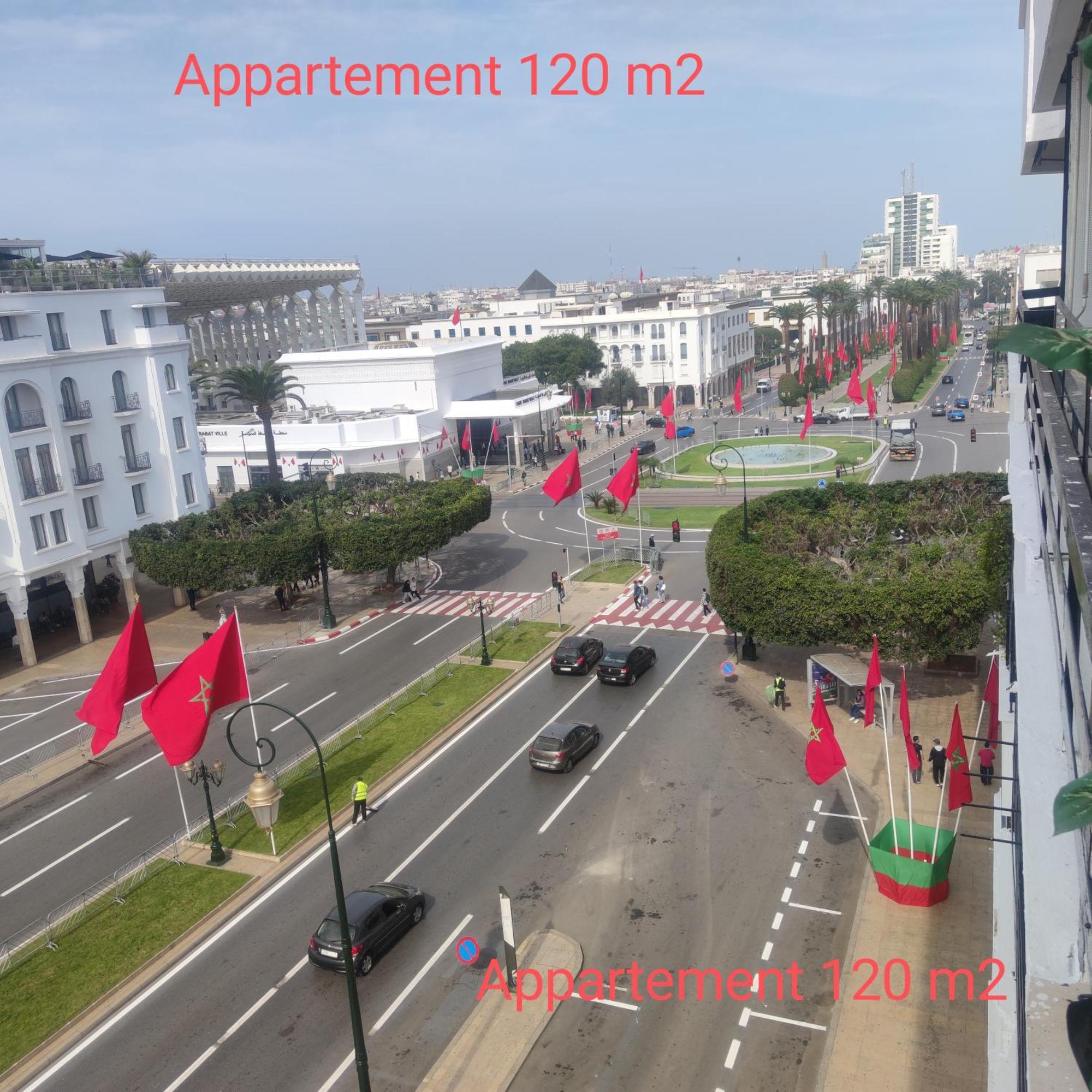 شقة Panoramic View Of Downtown الرباط المظهر الخارجي الصورة